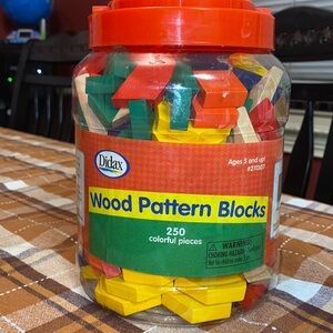 Wooden pattern blocks
